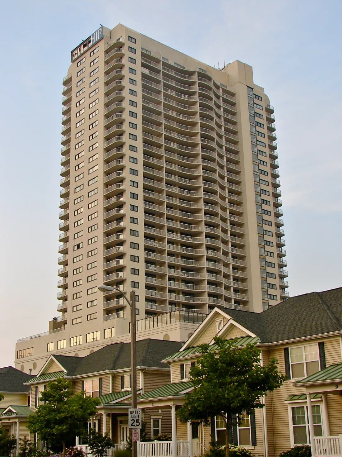 The 32-story Flagship Resort tower in Atlantic City